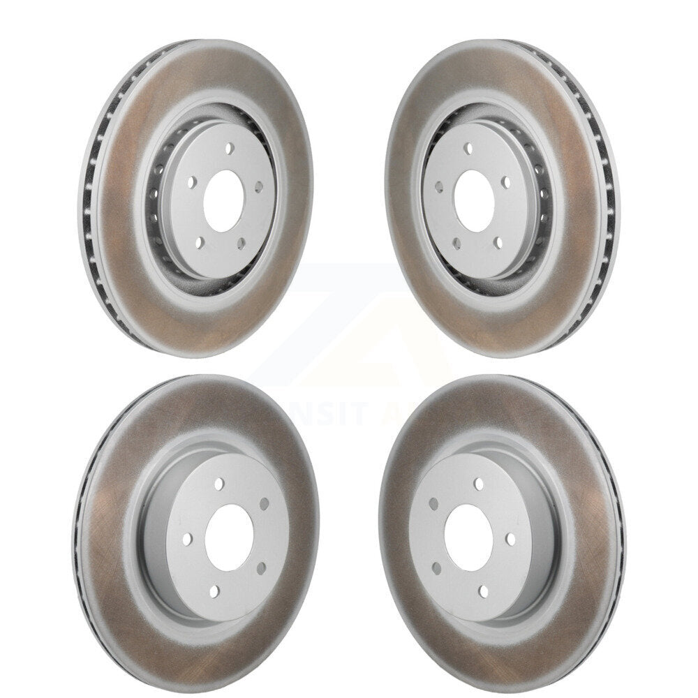 Coat Brake Rotors Front Rear Kit For Mitsubishi Outlander Nissan Pathfinder QX60