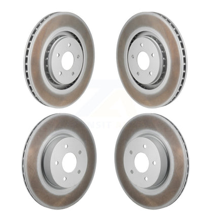 Coat Brake Rotors Front Rear Kit For Mitsubishi Outlander Nissan Pathfinder QX60
