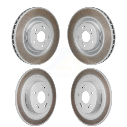 Coated Disc Brake Rotors Front Rear Kit For 2021-2023 Acura TLX 3.0L