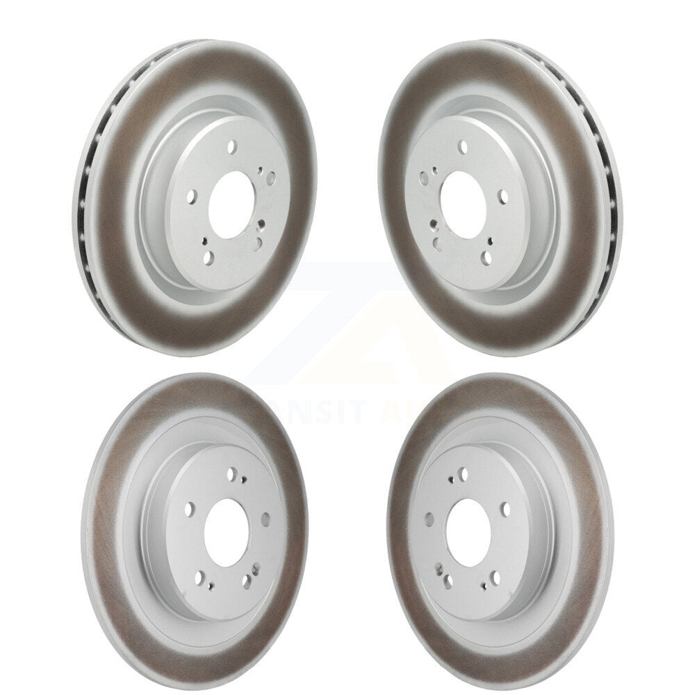 Coated Disc Brake Rotors Front Rear Kit For 2021-2023 Acura TLX 2.0L