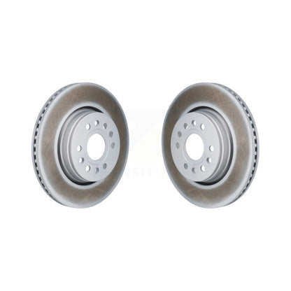 Coated Disc Brake Rotors Front Pair For Ram 1500 Jeep Wagoneer Grand L