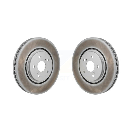 Coated Brake Rotors Front Pair For Toyota Sienna RAV4 Prime bZ4X Subaru Solterra