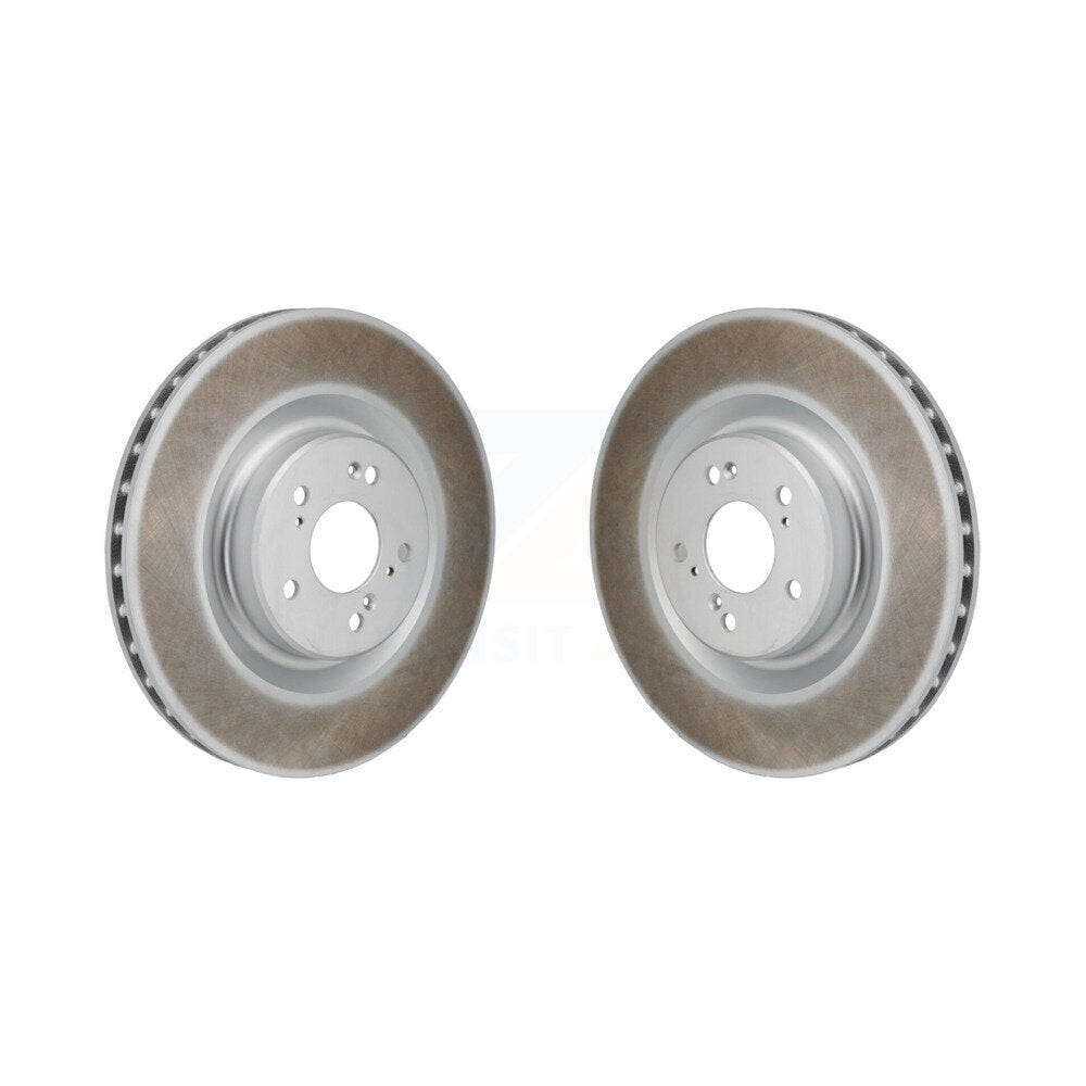 Coated Disc Brake Rotors Front Pair For Acura MDX TLX 3.0L