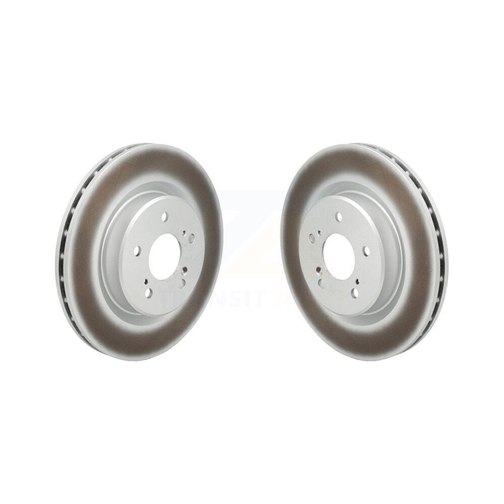 Coated Disc Brake Rotors Front Pair For 2021-2023 Acura TLX 2.0L