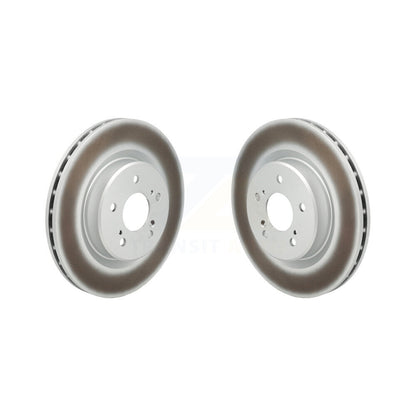 Coated Disc Brake Rotors Front Pair For 2021-2023 Acura TLX 2.0L