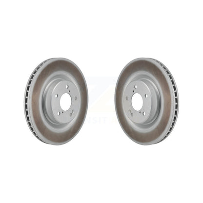 Coated Disc Brake Rotors Front Pair For Acura MDX Honda Pilot