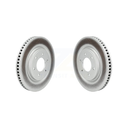 Coated Disc Brake Rotors Front Pair For 2022-2023 Ford F-150 Lightning
