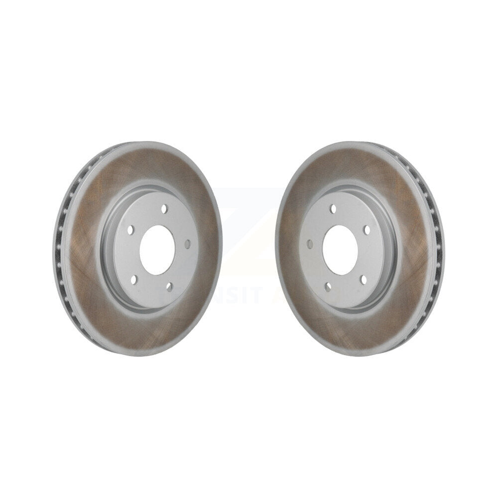 Coated Disc Brake Rotors Front Pair For Nissan Rogue