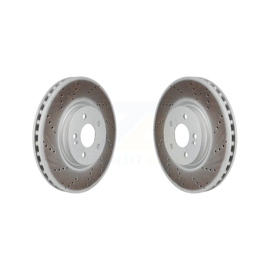 Coat Brake Rotor Front Pair For Mercedes-Benz GLB250 GLA250 A220 CLA250 A250 EQB