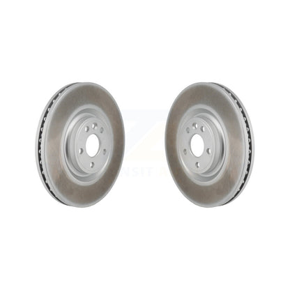 Coated Brake Rotor Front Pair For Land Rover Discovery Sport Range Evoque Jaguar