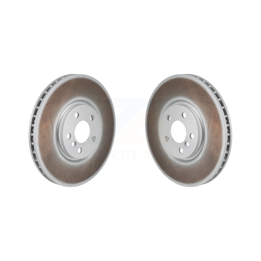 Coated Disc Brake Rotors Front Pair For Mini Cooper Countryman Clubman