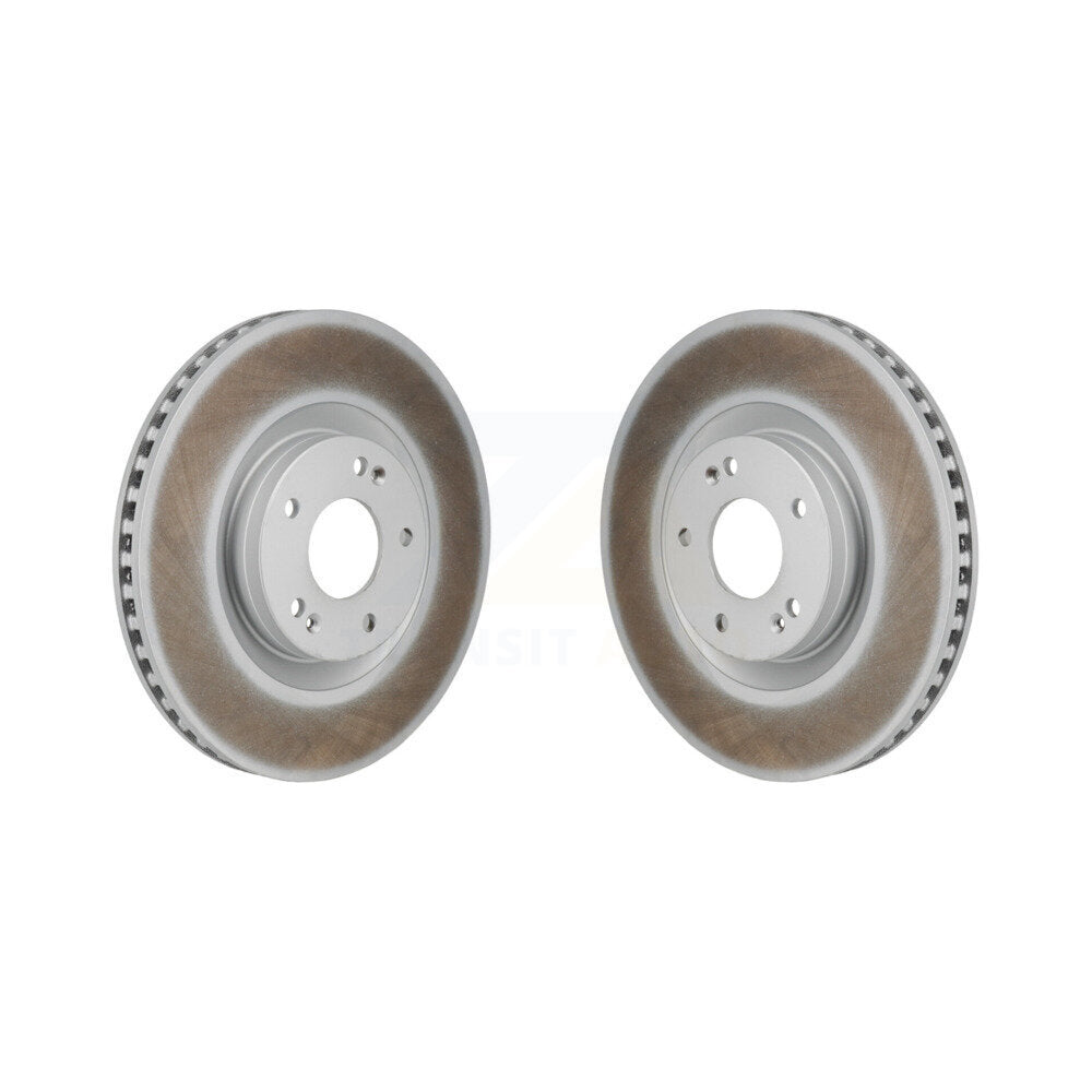 Coated Disc Brake Rotors Front Pair For Hyundai Santa Fe Kia Sorento Cruz