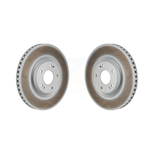 Coated Disc Brake Rotors Front Pair For Hyundai Santa Fe Kia Sorento Cruz