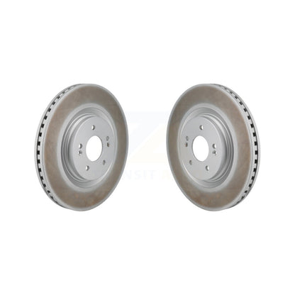 Coated Disc Brake Rotors Front Pair For Hyundai Sonata Kia K5