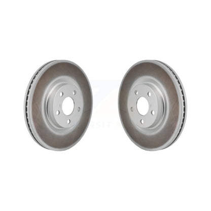 Coated Disc Brake Rotors Front Pair For 2017-2020 Lincoln MKZ 2.0L