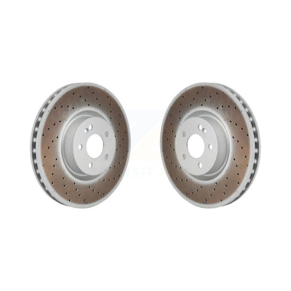 Coat Brake Rotor Front Pair For Mercedes-Benz GLC300 C43 AMG GLC43 E450 E300 E53