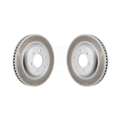 Coated Brake Rotor Front Pair For Ford F-150 Bronco Expedition Lincoln Navigator