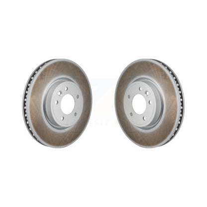 Coated Disc Brake Rotors Front Pair For Land Rover Range Sport Discovery