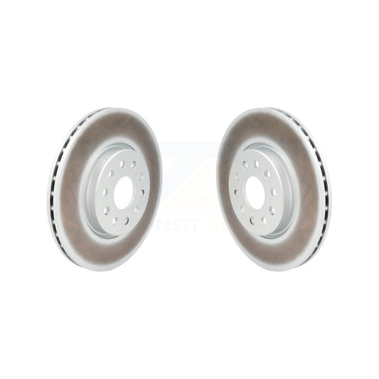 Coated Disc Brake Rotors Front Pair For Jeep Grand Cherokee L