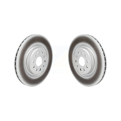 Coated Disc Brake Rotors Front Pair For 2022-2024 Jeep Grand Cherokee L