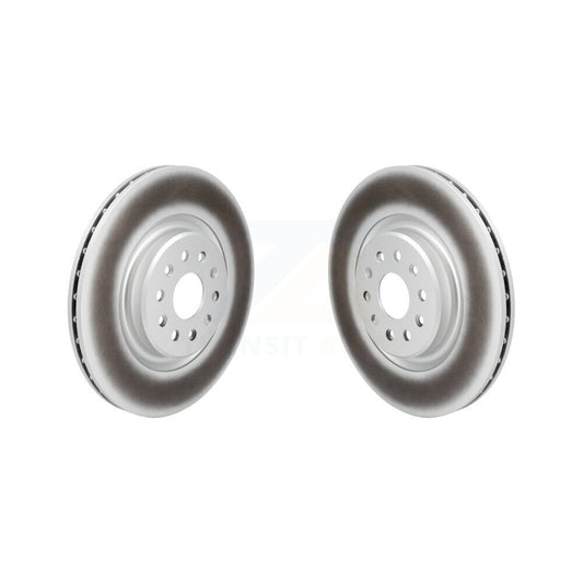 Coated Disc Brake Rotors Front Pair For 2022-2024 Jeep Grand Cherokee L