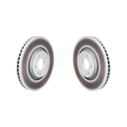 Coated Disc Brake Rotors Front Pair For 2022-2025 Kia Carnival
