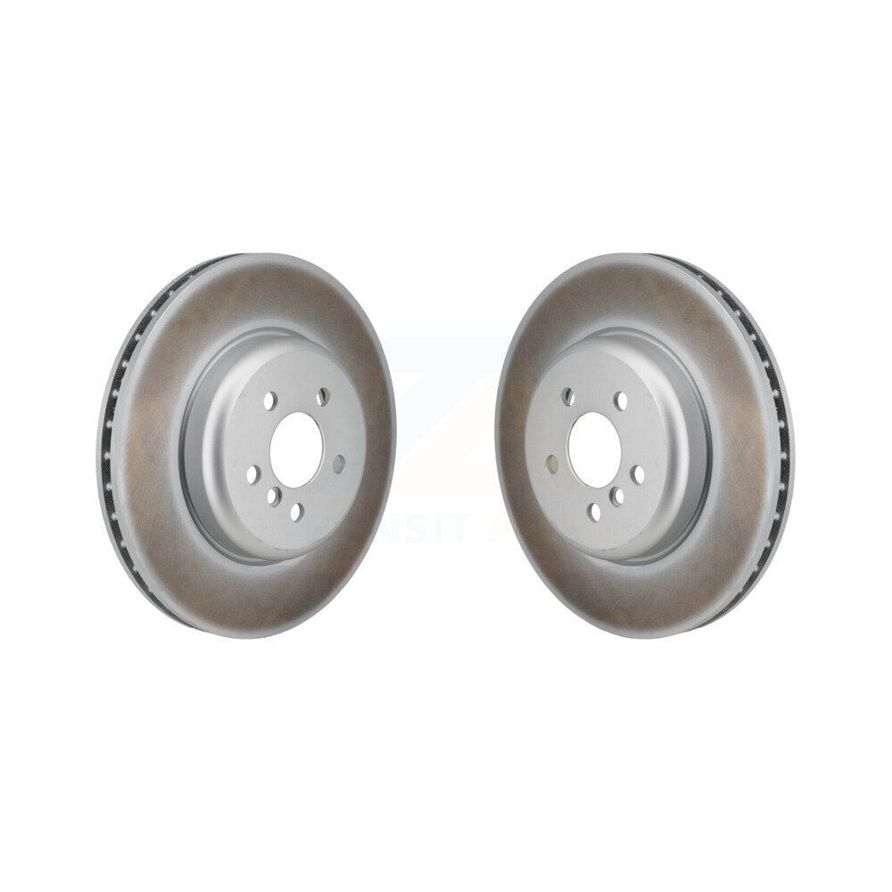 Coated Disc Brake Rotors Front Pair For BMW X5 i4 X6 530i xDrive 540i 530e 540d