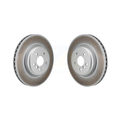Coated Disc Brake Rotors Front Pair For BMW X5 i4 X6 530i xDrive 540i 530e 540d