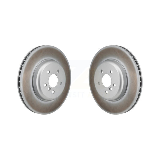 Coated Disc Brake Rotors Front Pair For BMW X5 i4 X6 530i xDrive 540i 530e 540d