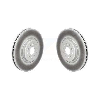 Coated Disc Brake Rotors Front Pair For Volkswagen ID.4 Audi Q4 e-tron Sportback