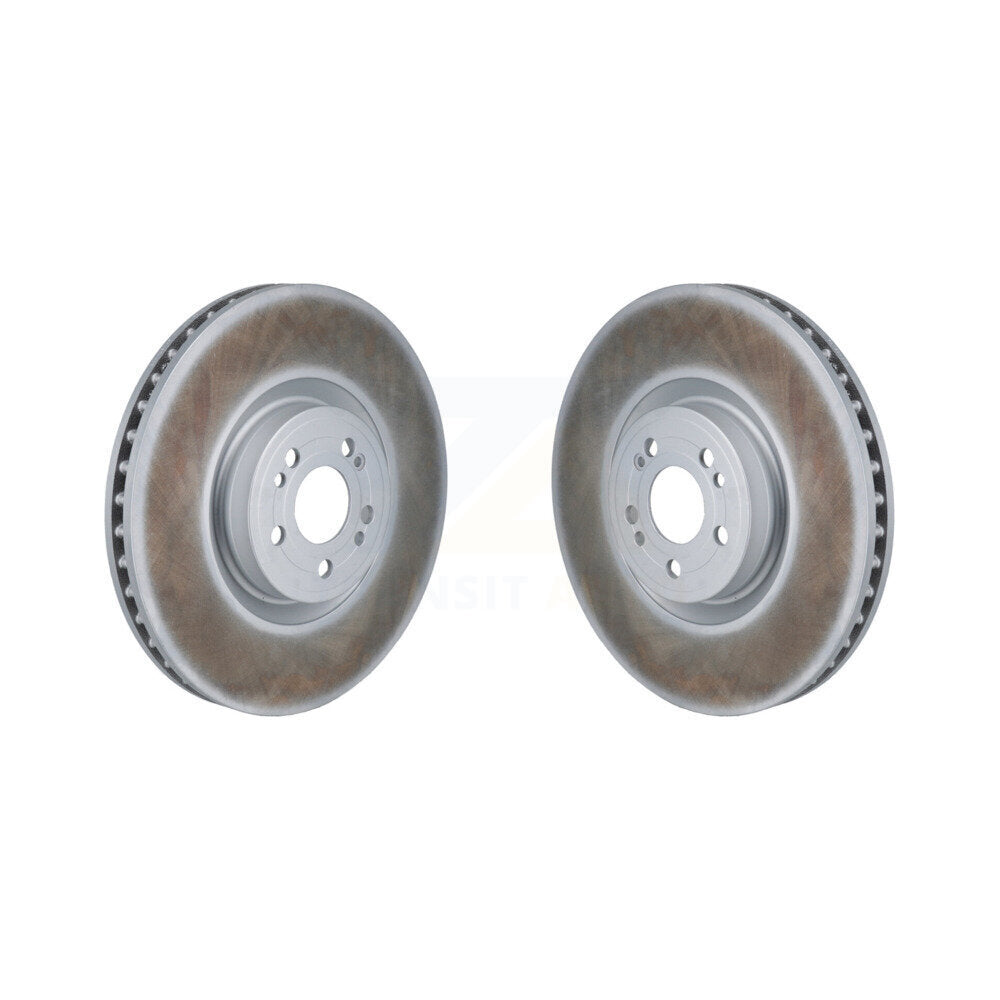 Coated Disc Brake Rotor Front Pair For Mercedes-Benz GLE450 GLS450 GLS580 GLE580