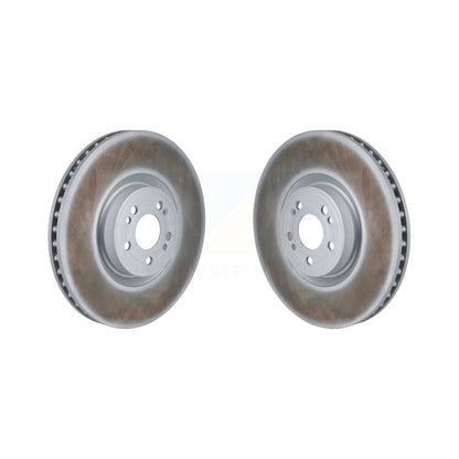 Coated Disc Brake Rotor Front Pair For Mercedes-Benz GLE450 GLS450 GLS580 GLE580
