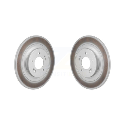 Coated Disc Brake Rotors Rear Pair For Hyundai Sonata Kia K5