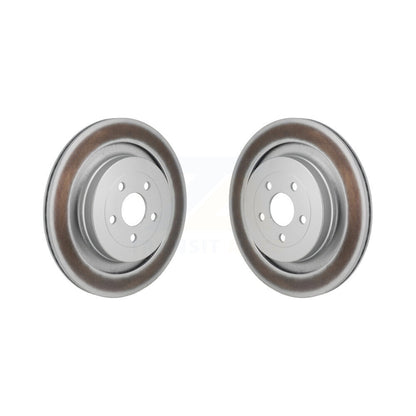 Coated Disc Brake Rotors Rear Pair For Ford Edge Lincoln Nautilus