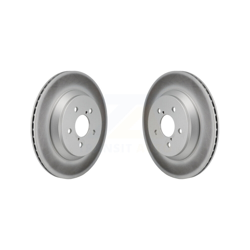 Coat Disc Brake Rotor Rear Pair For Subaru Crosstrek With Electric Parking