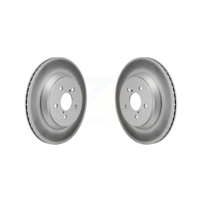 Coat Disc Brake Rotor Rear Pair For Subaru Crosstrek With Electric Parking