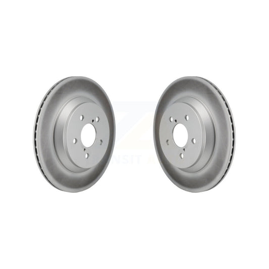 Coat Disc Brake Rotor Rear Pair For Subaru Crosstrek With Electric Parking
