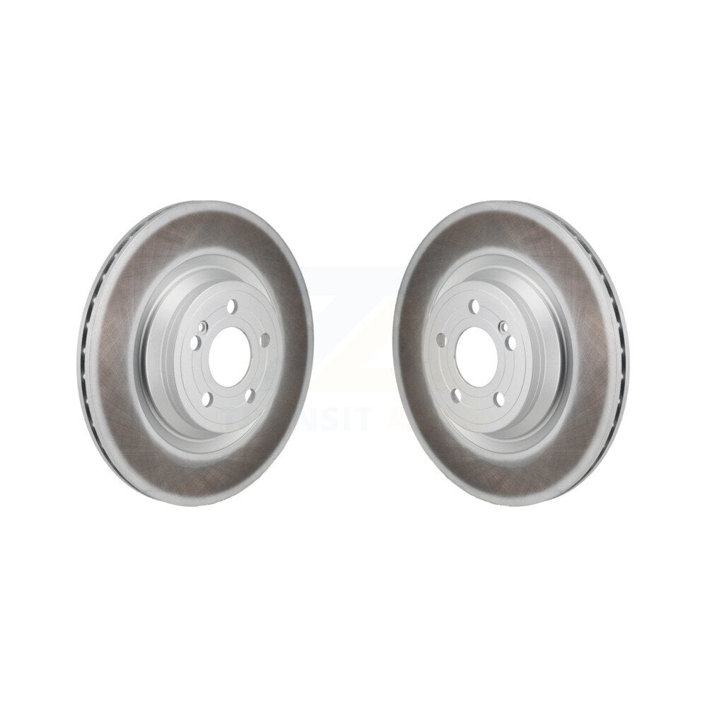 Coated Brake Rotors Rear Pair For Mercedes-Benz GLE450 GLE350 GLS450 GLE53 AMG S
