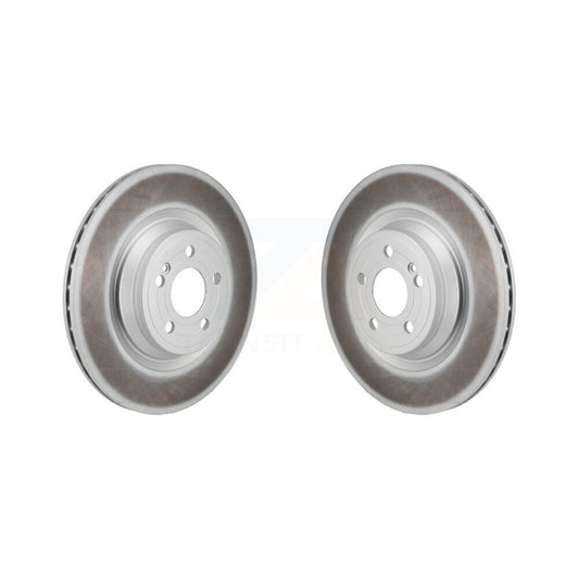 Coated Brake Rotors Rear Pair For Mercedes-Benz GLE450 GLE350 GLS450 GLE53 AMG S