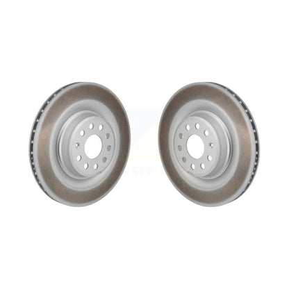 Coated Disc Brake Rotors Rear Pair For Tesla X S