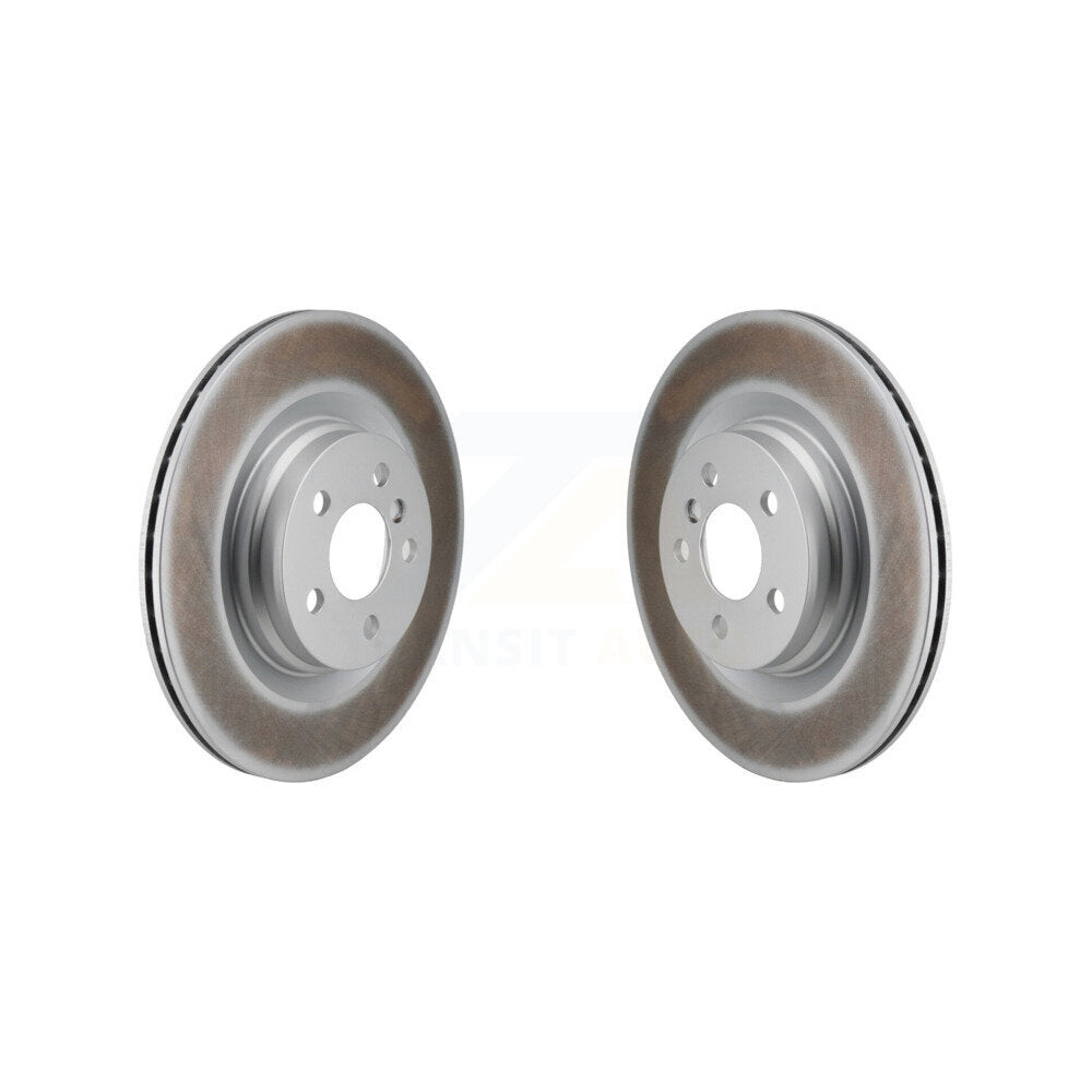 Coated Brake Rotor Rear Pair For Mini Cooper Countryman BMW X2 M235i xDrive Gran
