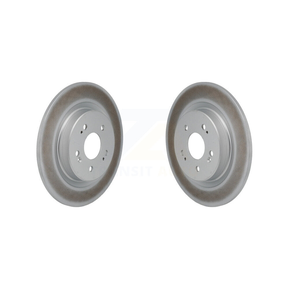 Coated Disc Brake Rotors Rear Pair For 2022-2024 Acura MDX