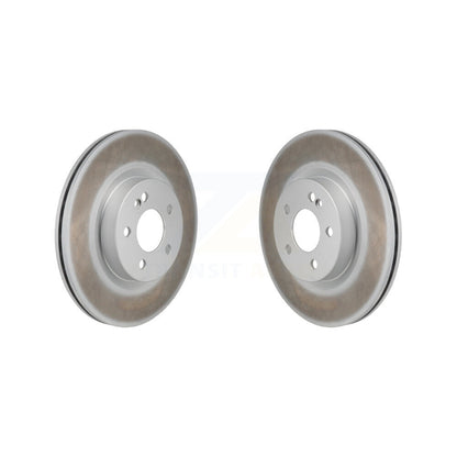 Coated Brake Rotor Rear Pair For Mercedes-Benz GLC300 C43 AMG GLC43 C450 GLC350e