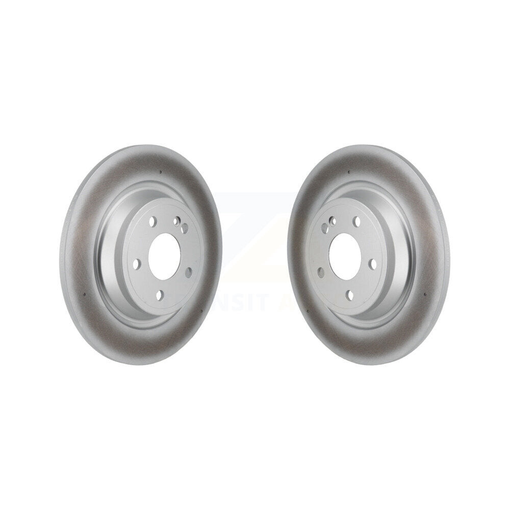 Coated Brake Rotors Rear Pair For Mercedes-Benz GLB250 GLA250 CLA250 EQB 350 300