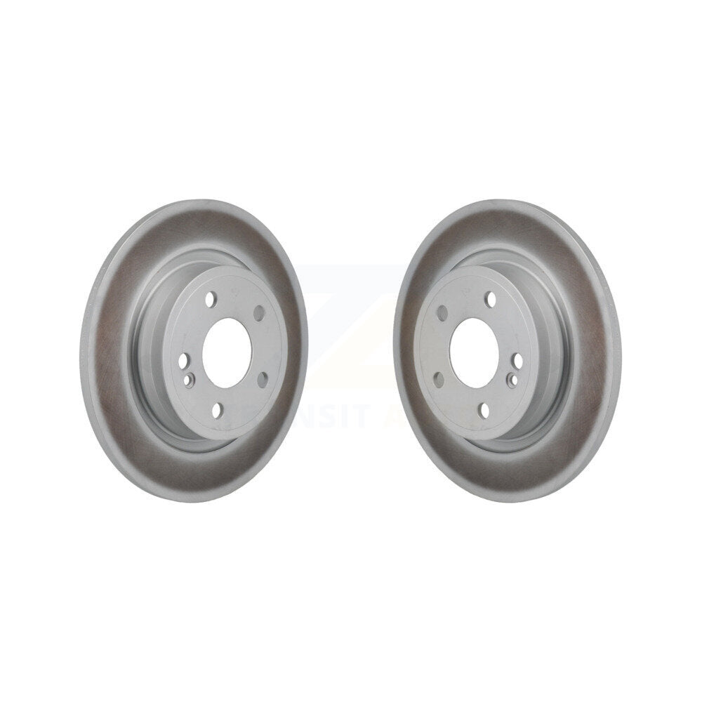Coated Disc Brake Rotors Rear Pair For Mercedes-Benz A220 CLA250