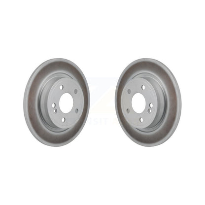 Coated Disc Brake Rotors Rear Pair For Mercedes-Benz A220 CLA250