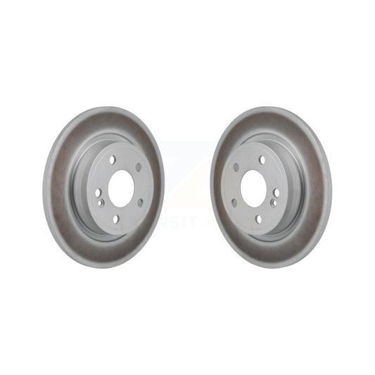 Coated Disc Brake Rotors Rear Pair For Mercedes-Benz A220 CLA250