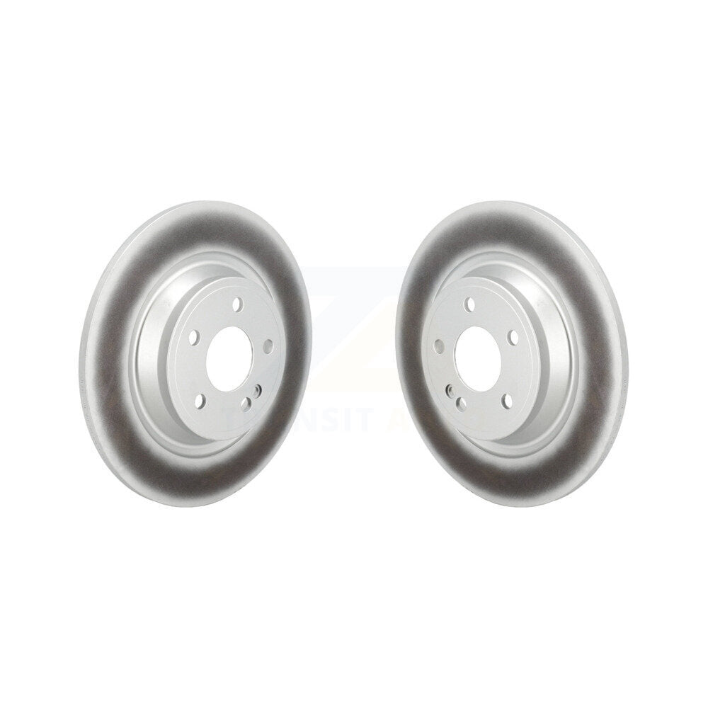 Coated Brake Rotors Rear Pair For Mercedes-Benz GLB250 GLA250 CLA250 EQB 350 300