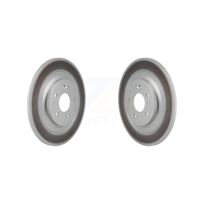 Coated Disc Brake Rotor Rear Pair For Kia Hyundai Carnival Santa Cruz Fe Sorento