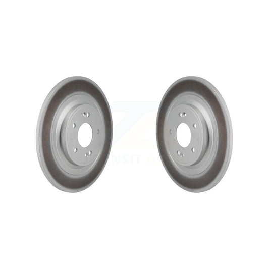 Coated Disc Brake Rotor Rear Pair For Kia Hyundai Carnival Santa Cruz Fe Sorento